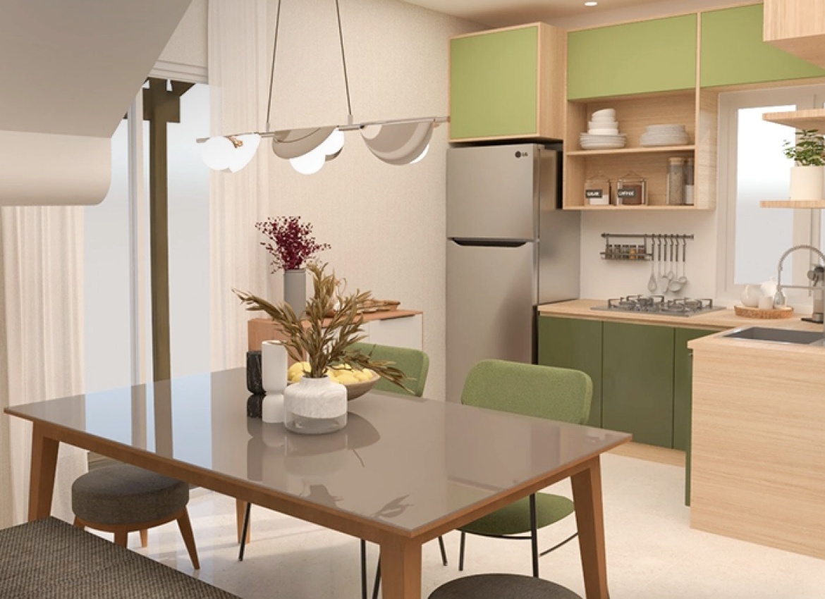 Symphony Homes Mabalacat Model Kitchen Area