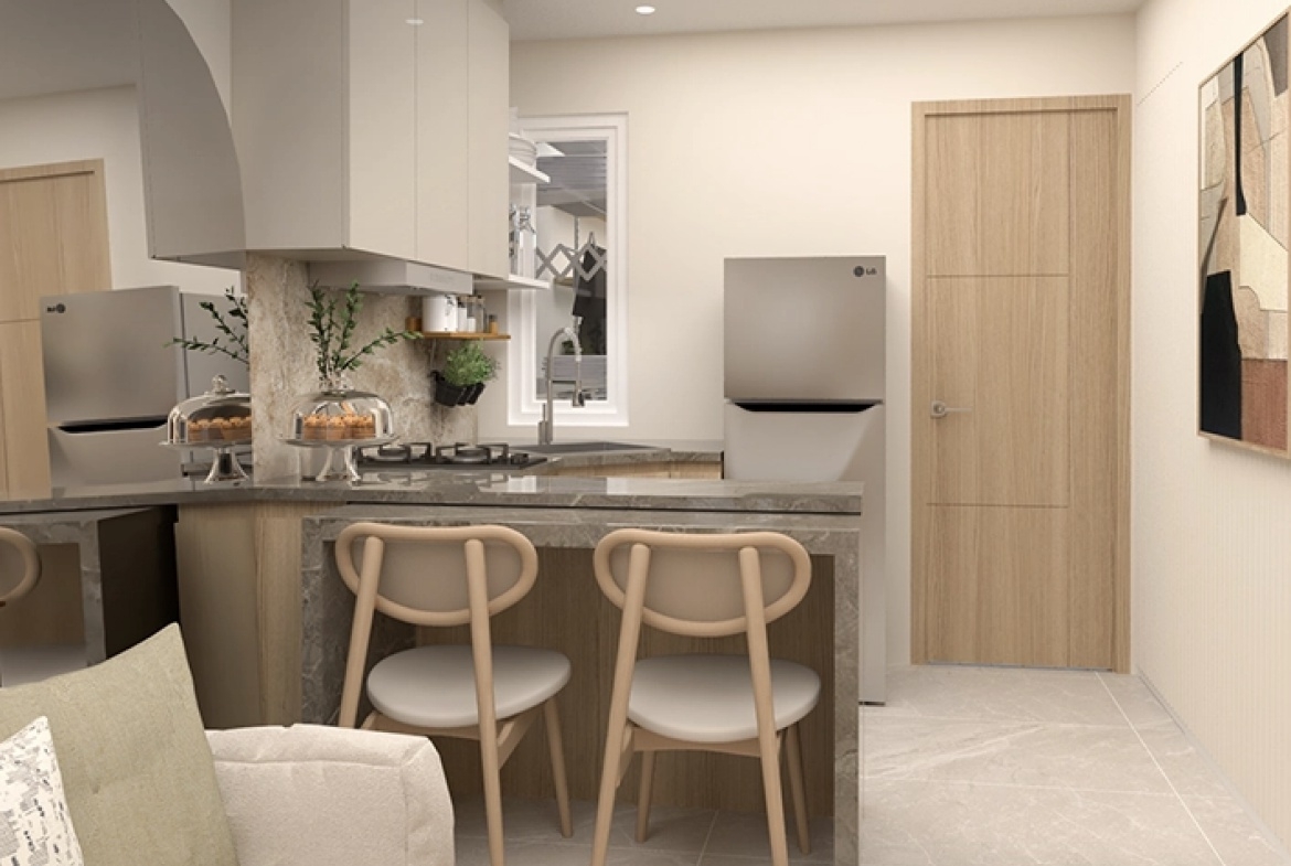Symphony Homes Mabalacat Model Kitchen Area