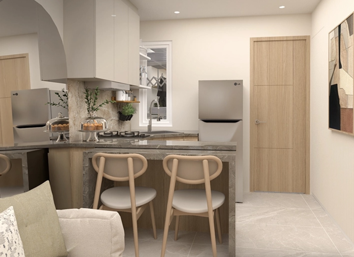 Symphony Homes Mabalacat Model Kitchen Area