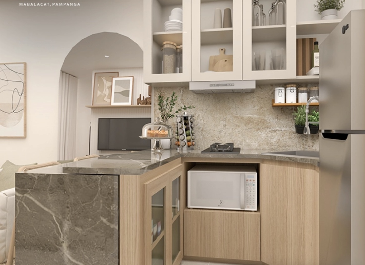 Symphony Homes Mabalacat Model House Kitchen Area