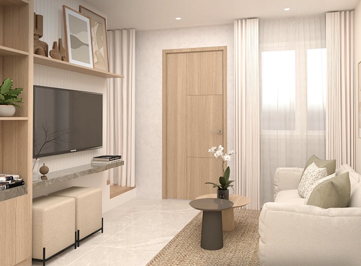 Symphony Homes Mabalacat Model House Living Room
