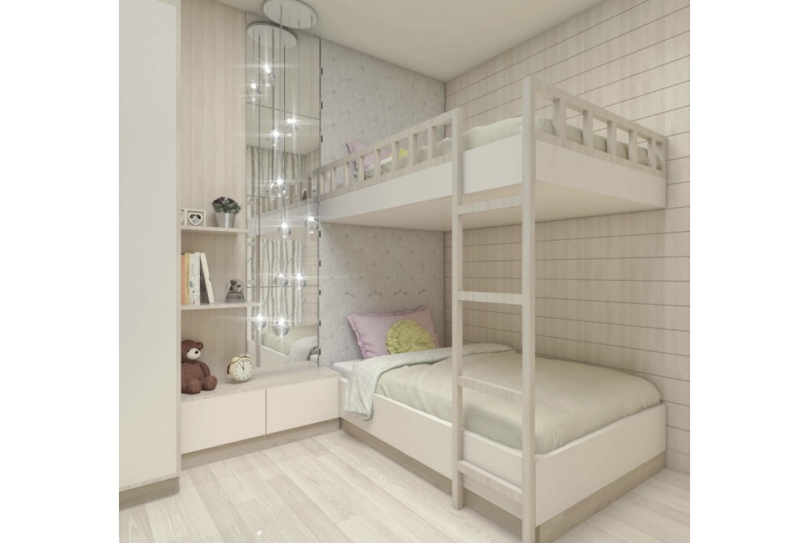 Charm Residences Condo Childrens Bedroom San Isidro, Cainta