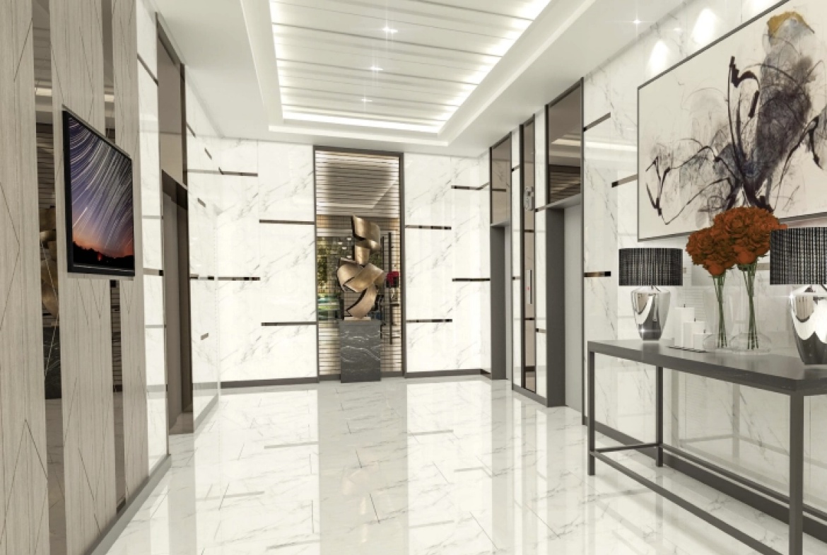 Charm Residences Condo Elevator Lobby San Isidro, Cainta