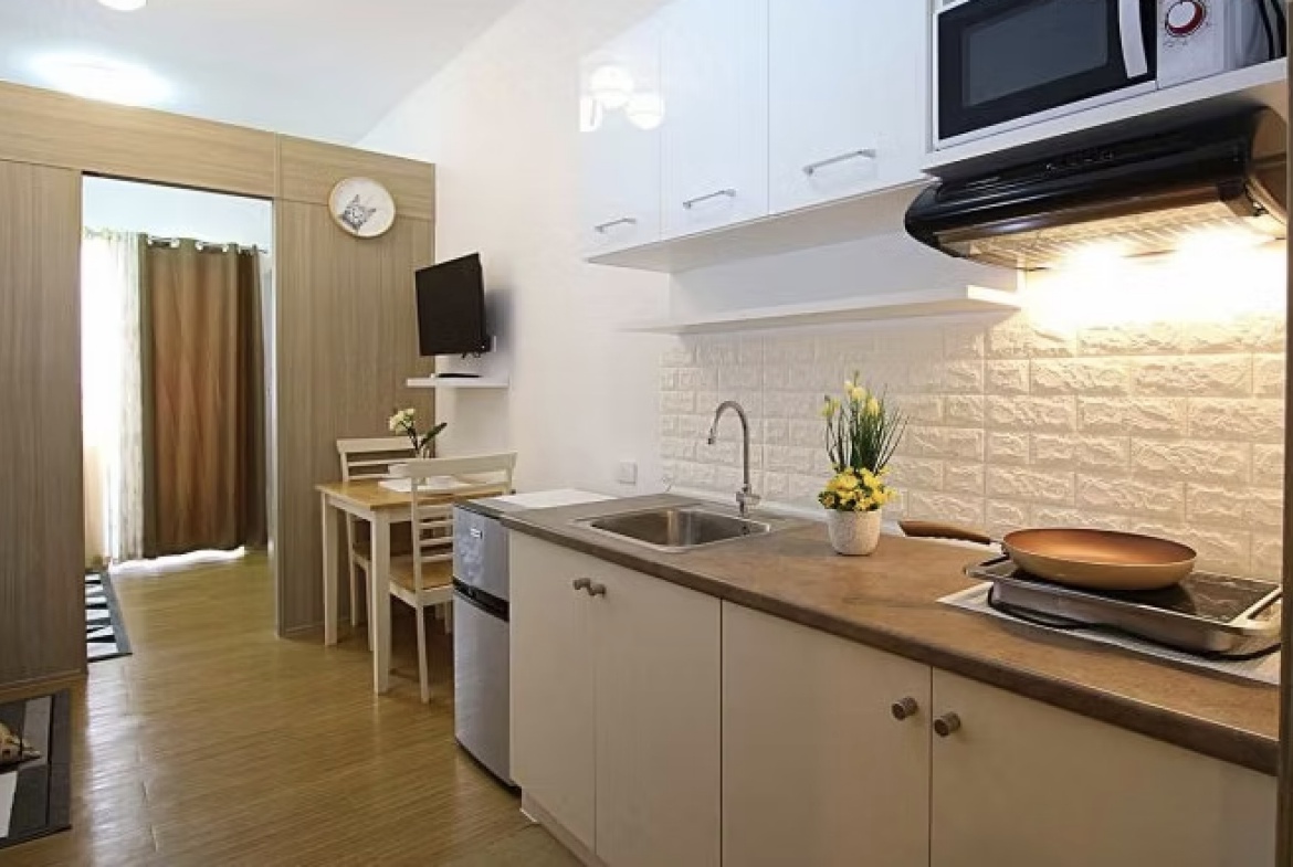 Charm Residences Condo Kitchen San Isidro, Cainta